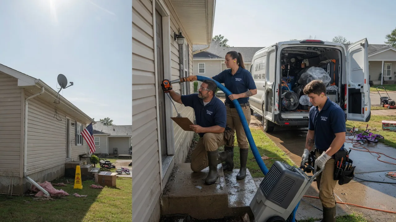 Ceiling Water Damage Restoration in Spencer, OH near me